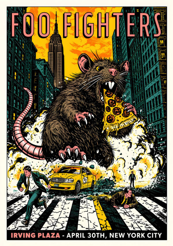 FOO FIGHTERS Your Favourite Toy 2026 Tour NEW YORK Irving Plaza Print