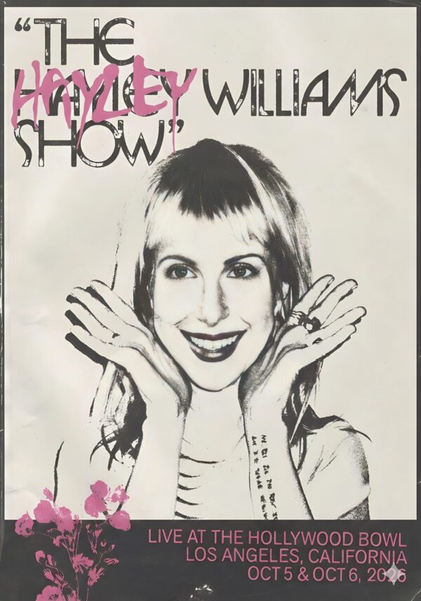 HAYLEY WILLIAMS The Hayley Williams Show 2026 Tour LOS ANGELES Hollywood Bowl Poster
