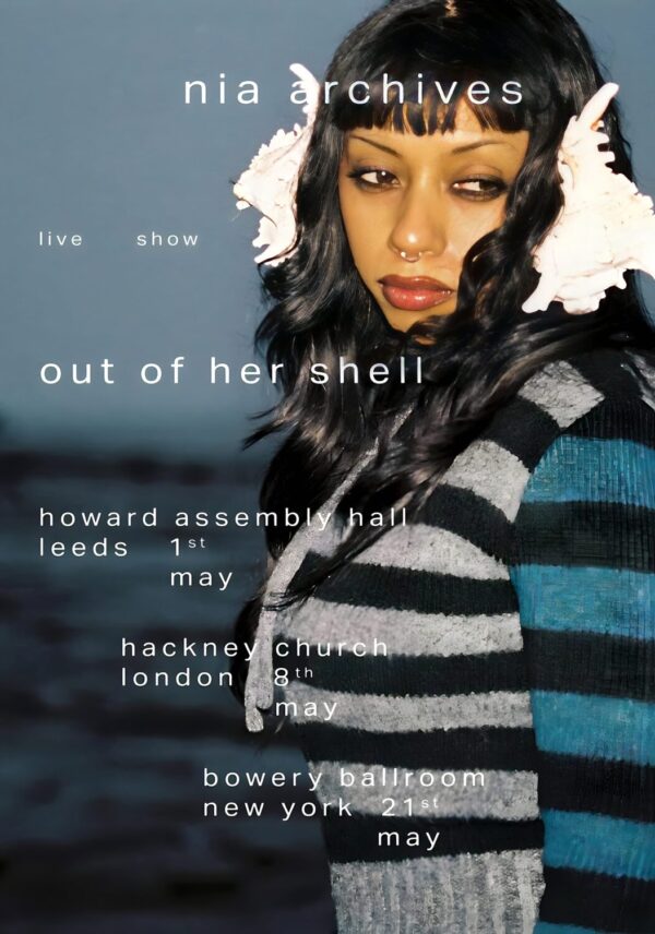 NIA ARCHIVES Out of Her Shell 2026 UK Tour Poster