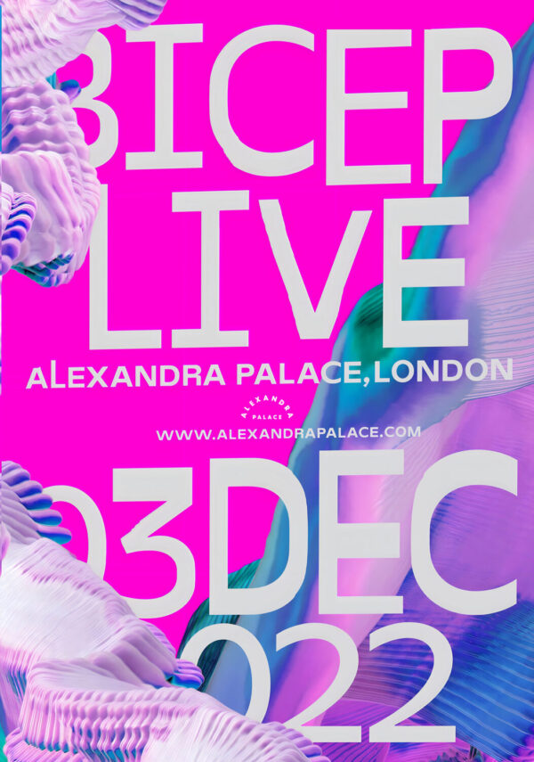 BICEP (dj) Isles 2022 Tour LONDON Alexandra Palace Poster Print