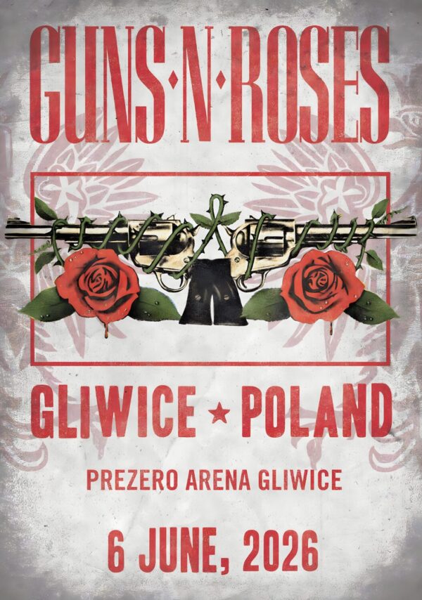 GUNS N ROSES World Tour 2026 Live GLIWICE PreZero Arena Gliwice Poster Print