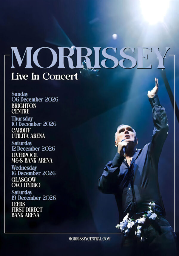 MORRISSEY Notre-Dame Live In Concert 2026 UK Arena Tour Poster Print