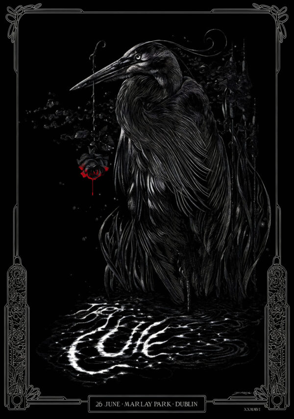 THE CURE Live Summer 2026 Tour DUBLIN Marlay Park - 26 June 2026 Poster Print