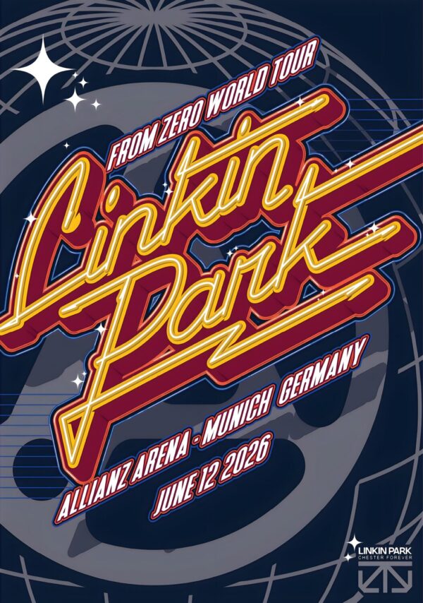 LINKIN PARK From Zero 2026 Tour MUNCIH Allianz Arena - June 12 2026 Poster Print