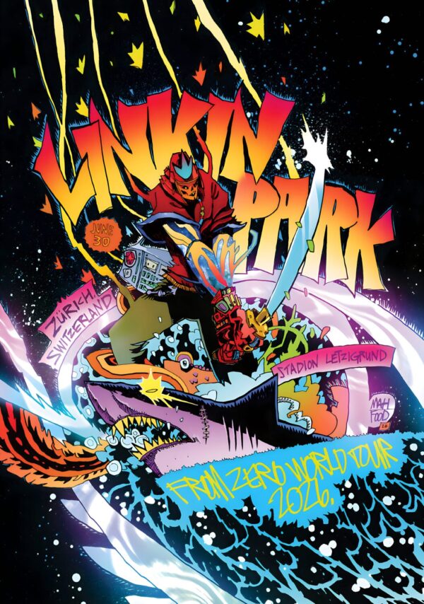 LINKIN PARK From Zero 2026 Tour ZURICH Stadion Letzigrund - June 30 2026 Poster Print