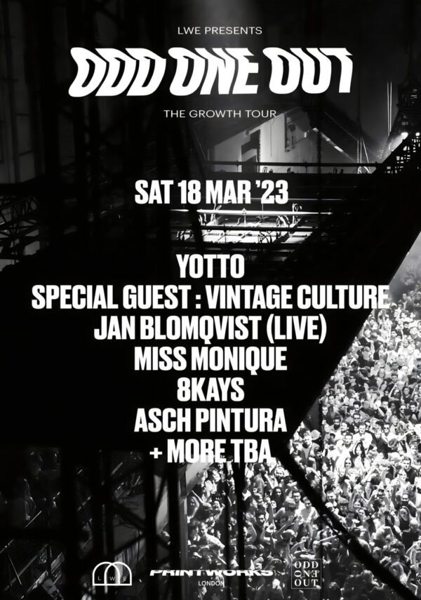 ODD ONE OUT Growth 2023 Tour YOTTO Live LONDON Printworks Poster Print