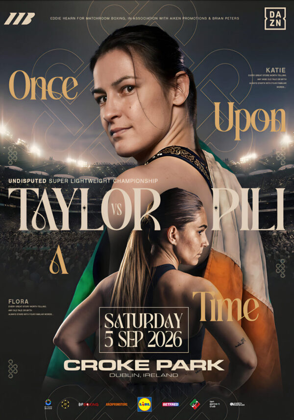 KATIE TAYLOR vs FLORA PILI Croke Park 2026 Boxing Fight Poster Print