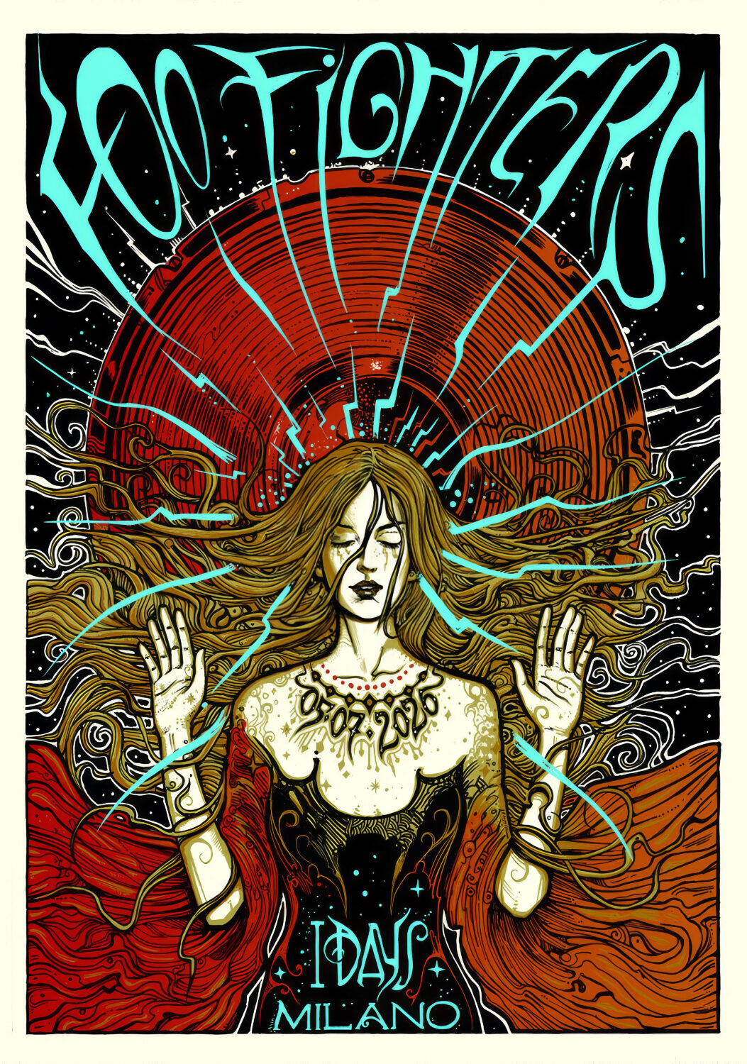 METALLICA M72 2026 Tour LONDON Stadium - July 5 2026 Poster Print