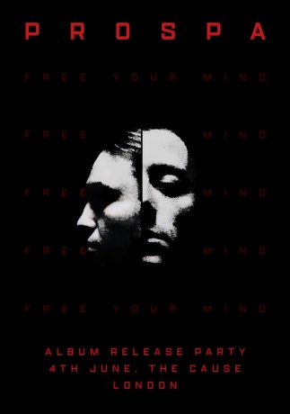 PROSPA Free Your Mind 2026 Album Tour LONDON Poster