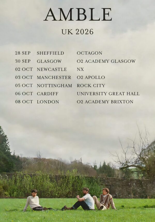 AMBLE Reverie 2026 UK Tour Poster