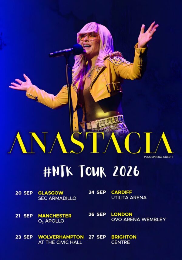 ANASTACIA NTK 2026 UK Arena Tour Poster