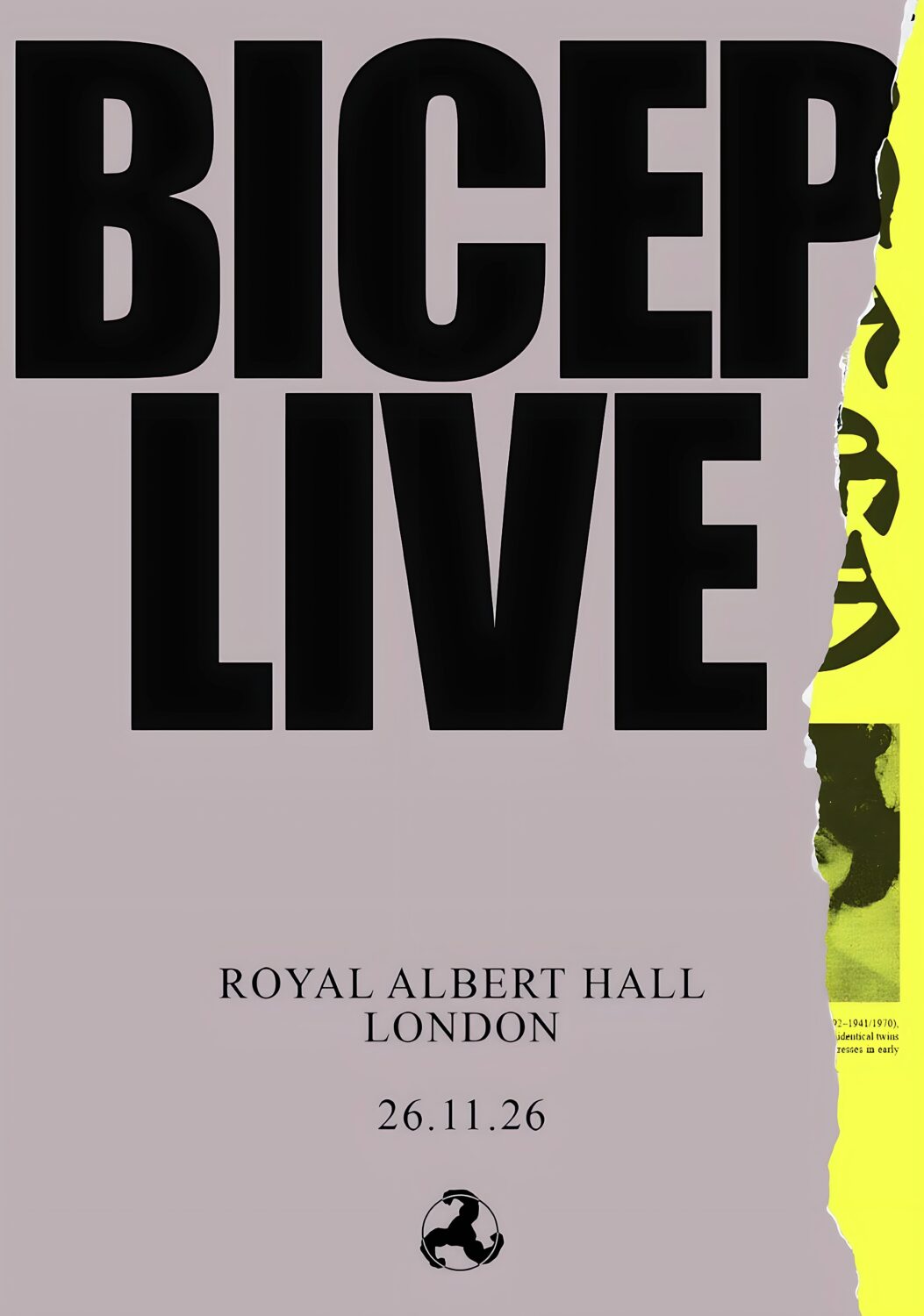 BICEP Chroma 000 Live 2026 Tour LONDON Royal Albert Hall Poster