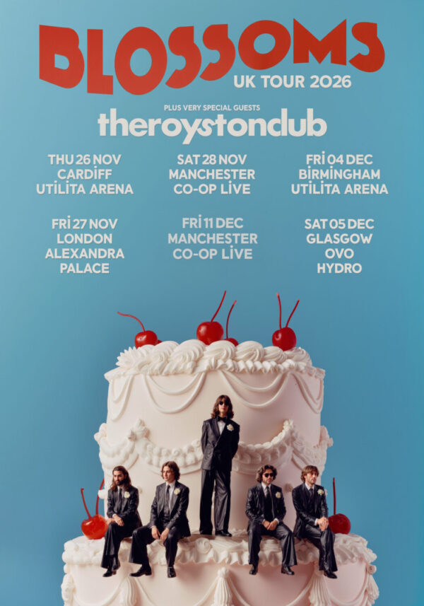 BLOSSOMS Songs From The Wedding Cake 2026 UK Arena Tour Poster