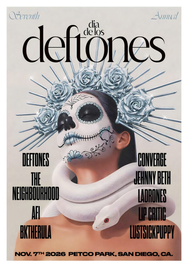 DEFTONES Dia De Los Deftones 2026 Tour Poster