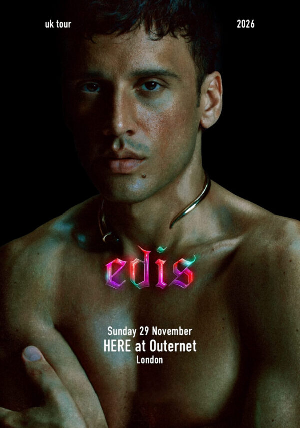 EDIS (singer) Bachi-Bouzouk 2026 Tour LONDON Here at Outernet Poster