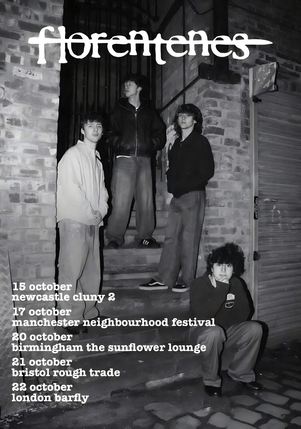 FLORENTENES Breaking News 2026 UK Tour Poster
