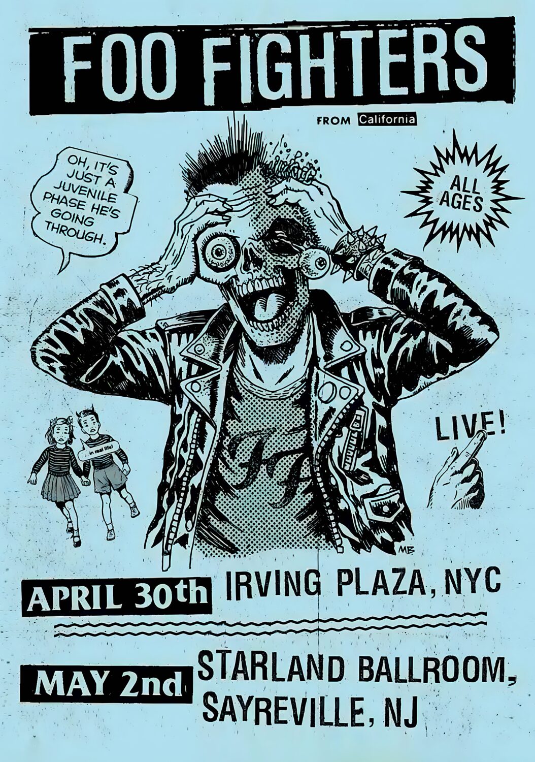 FOO FIGHTERS My Favourite Tour 2026 Tour NEW YORK - NEW JERSEY Poster