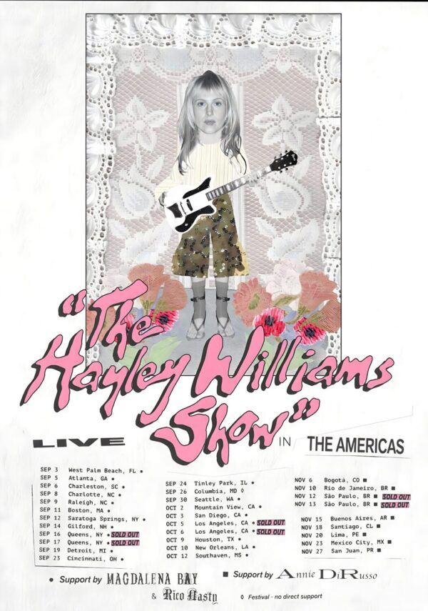 HAYLEY WILLIAMS Show Live 2026 World Tour Poster