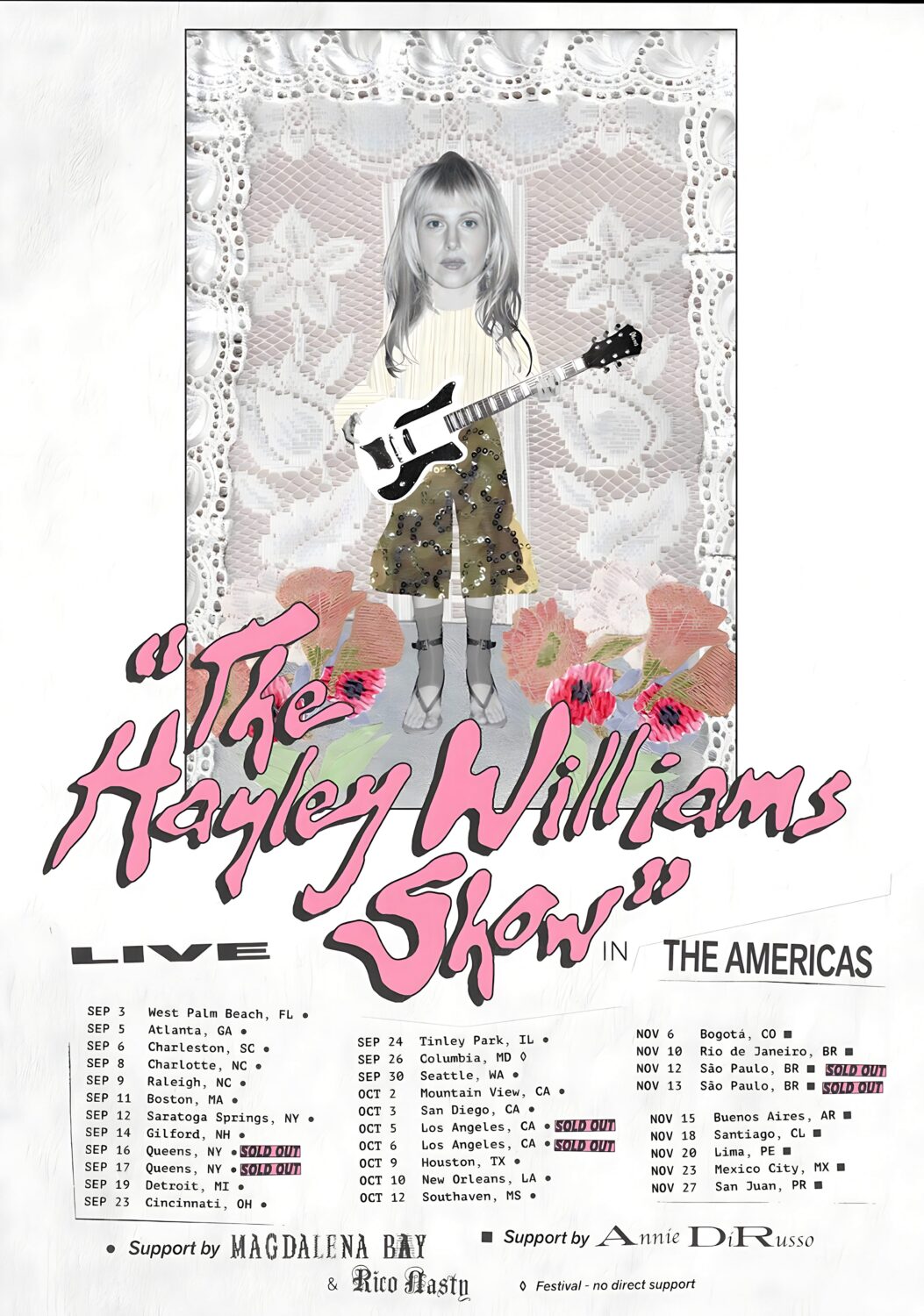 HAYLEY WILLIAMS Show Live 2026 World Tour Poster