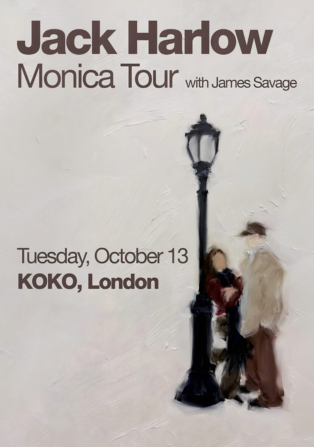 JACK HARLOW Monica 2026 Tour LONDON KOKO Poster