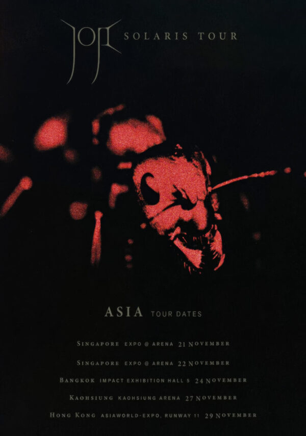 JOJI Solaris 2026 Asia Tour Poster