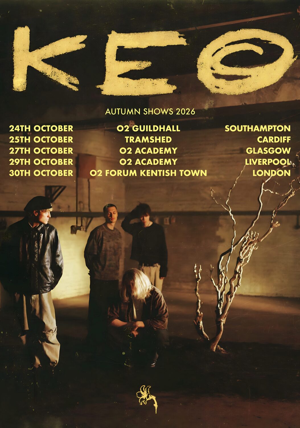 t A Smile On For Me 2026 UK Tour Poster