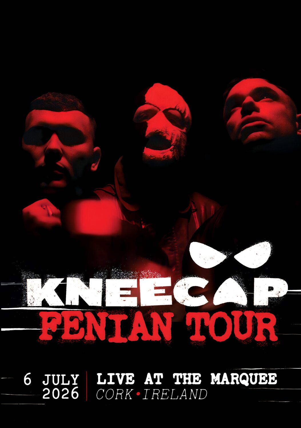 KNEECAP Fenian 2026 Tour CORK The Marquee Poster