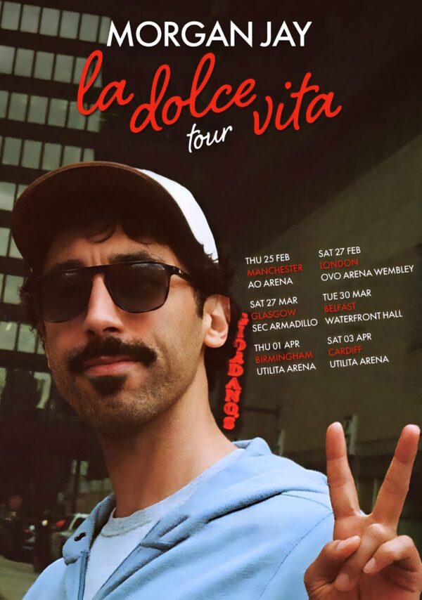 MORGAN JAY La Dolce Vita 2027 UK & Ireland Tour Poster