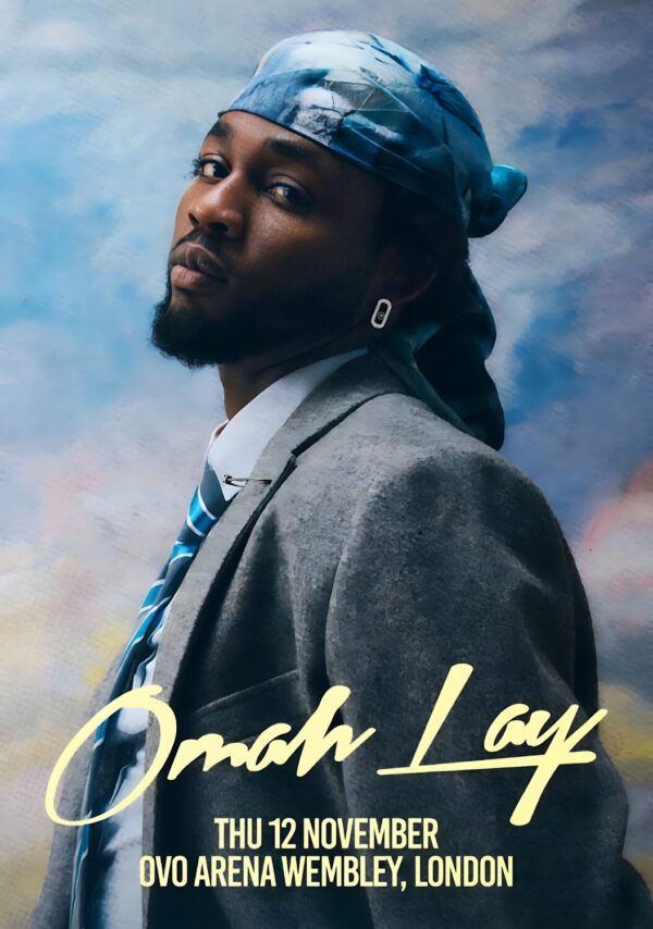 OMAH LAY Clarity of Mind 2026 UK Tour LONDON Wembley Arena Poster