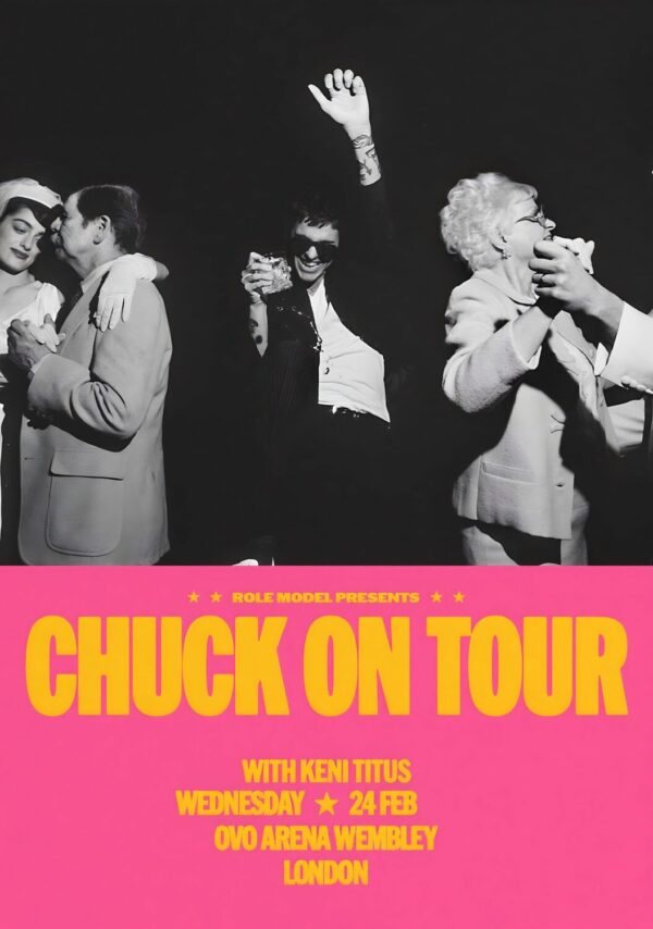 ROLE MODEL Chuck On 2027 Tour LONDON OVO Wembley Arena Poster