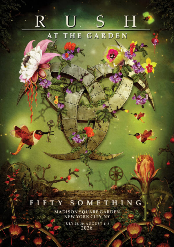 RUSH Fifty Something 2026 Tour NEW YORK Madison Square Garden Poster Print