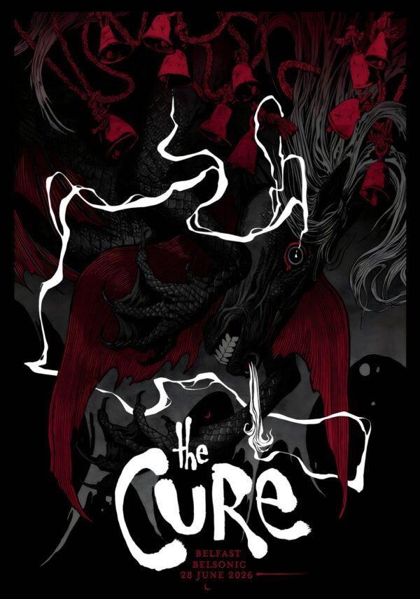 THE CURE Live Summer 2026 Tour BELFAST Belsonic - 28 June 2026 Poster Print