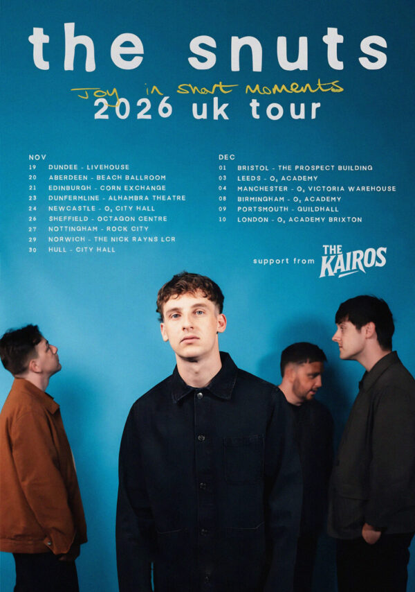 THE SNUTS Joy In Short Moments 2026 UK Tour Poster