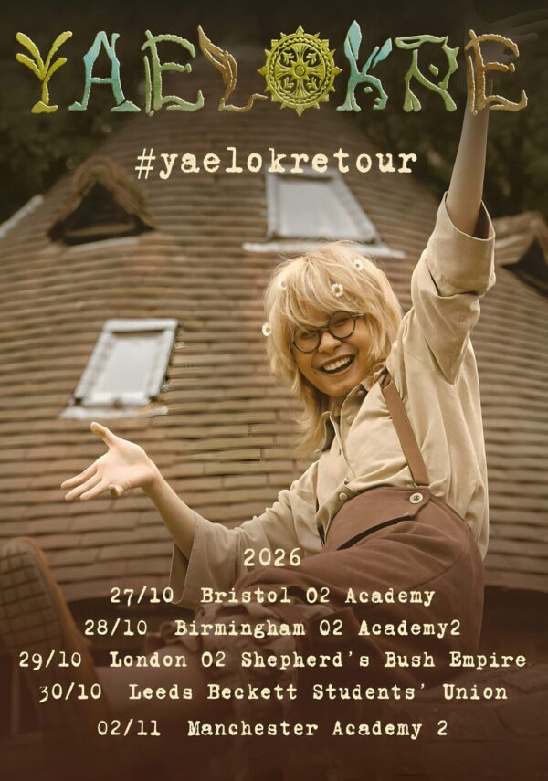 YAELOKRE Composing Colentine 2026 UK Tour Poster