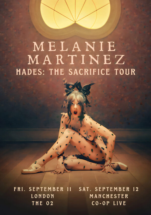 MELANIE MARTINEZ Hades Sacrafice 2026 Tour MANCHESTER - LONDON Poster Print