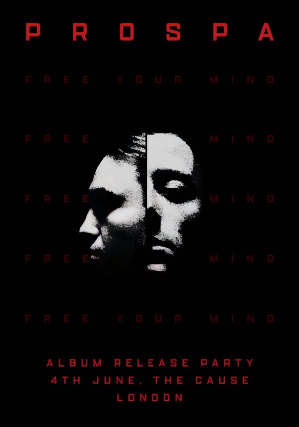 PROSPA Free Your Mind 2026 Album Tour LONDON Poster