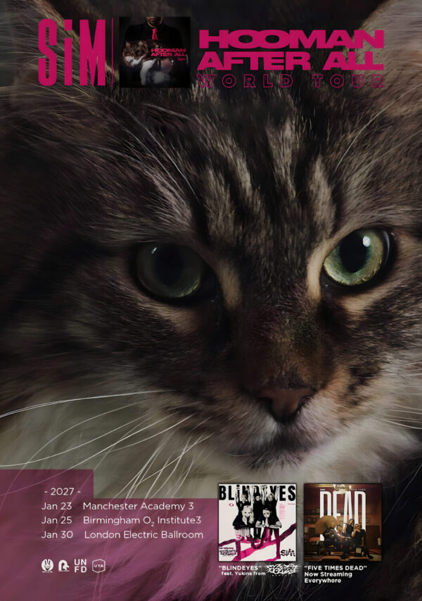 SiM Hooman After All 2027 UK Tour Poster