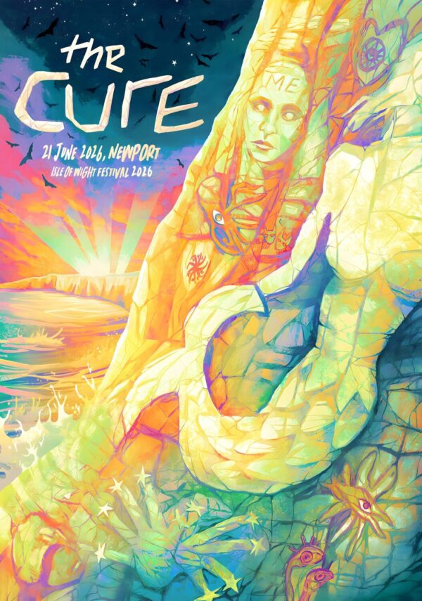 THE CURE Live Summer 2026 Tour NEWPORT Isle of Wight Festival - 21 June 2026 Poster Print
