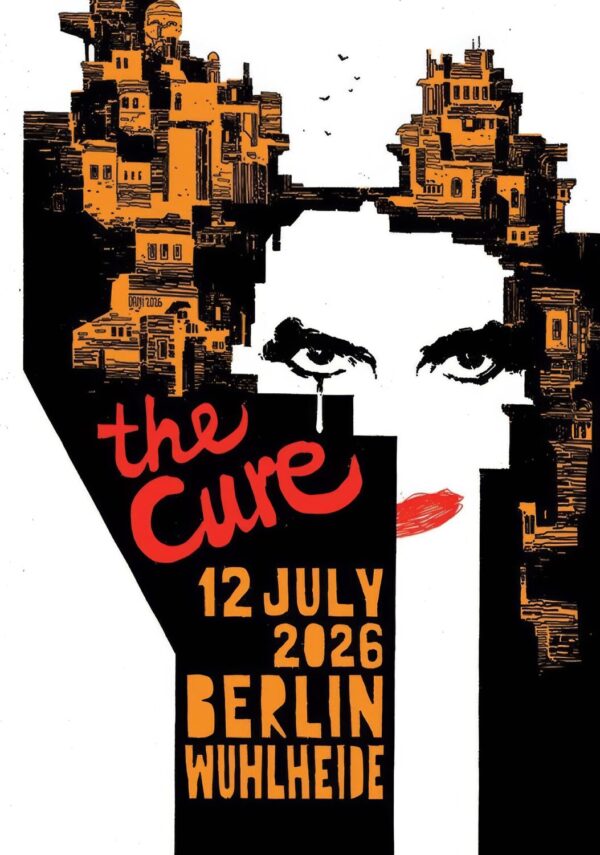 THE CURE Live Summer 2026 Tour BERLIN Wuhlheide - 12 July 2026 Poster Print