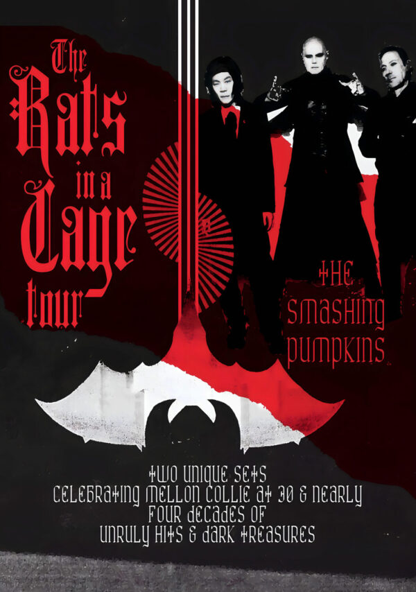 THE SMASHING PUMPKINS The Rats in a Cage 2026 Tour Poster