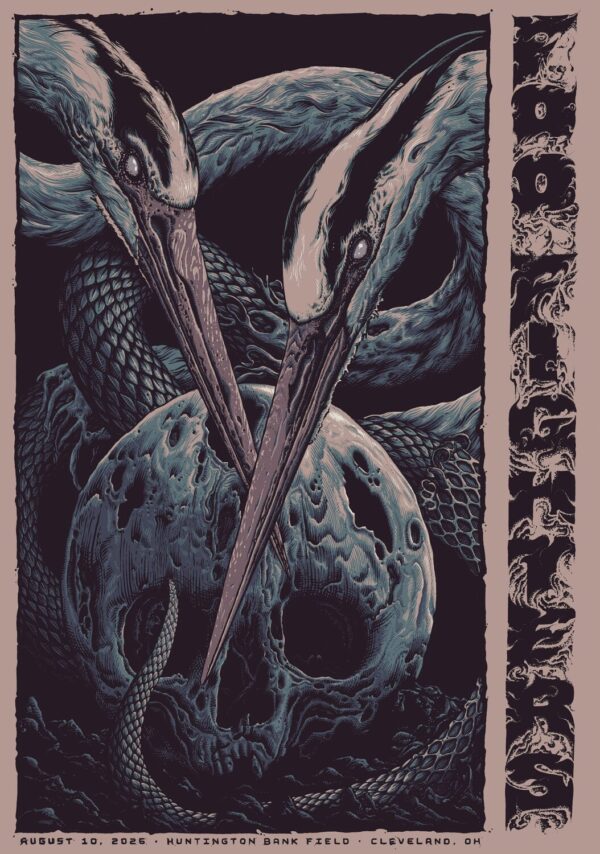 FOO FIGHTERS Take Cover 2026 Tour CLEVELAND Huntington Bank Field - 10 August 2026 Poster Print