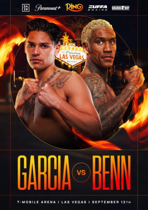 RYAN GARCIA vs. CONOR BENN Las Vegas 2026 Boxing Fight Poster Print