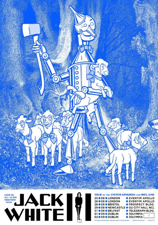 JACK WHITE Frozen Charlotte 2026 UK & Ireland Tour Poster Print