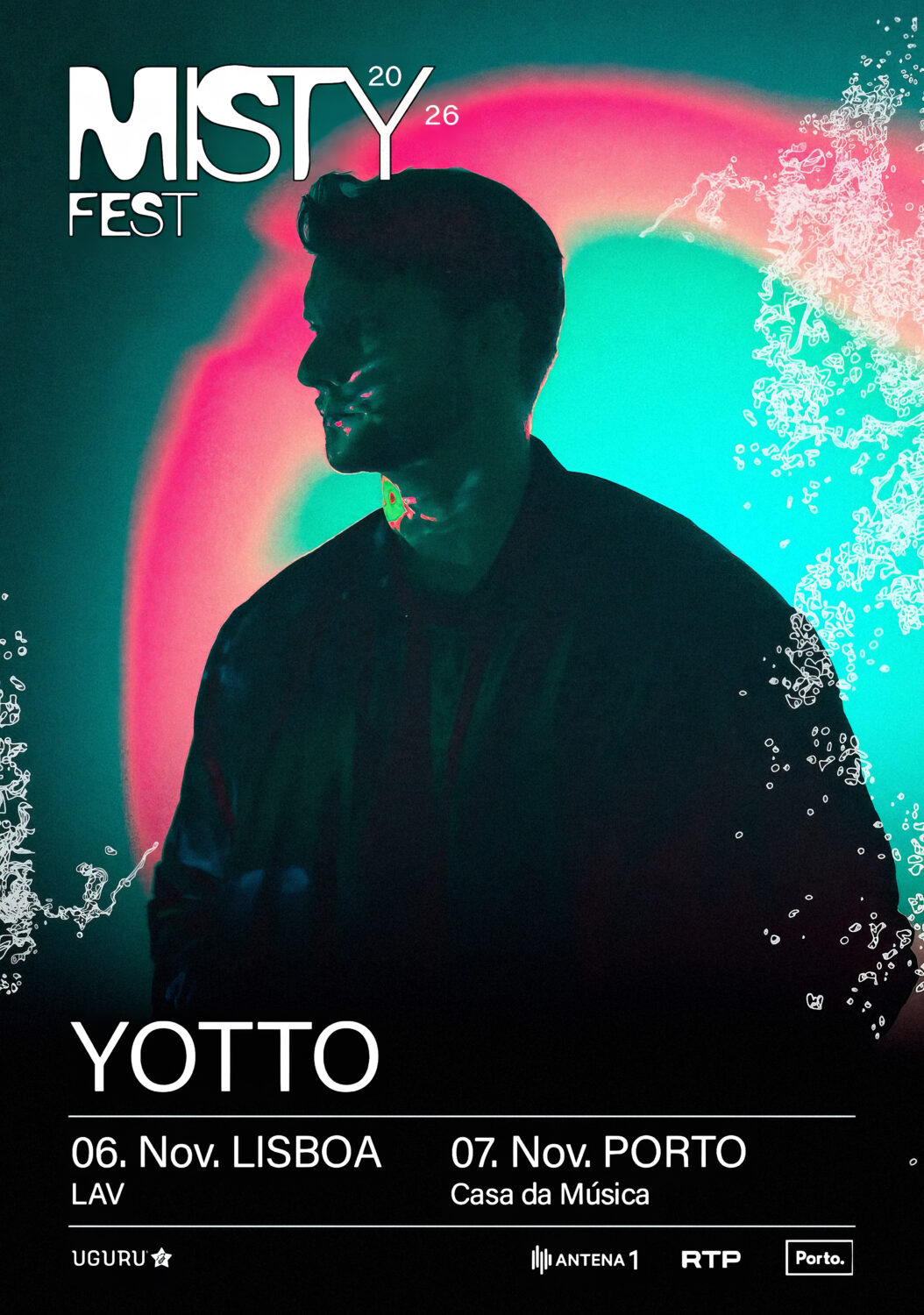 MISTY (dj) Fest 2026 Tour LISBON - PORTO Poster Print