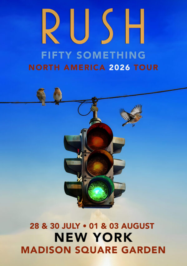 RUSH Fifty Something 2026 Tour NEW YORK Madison Square Garden Poster Print