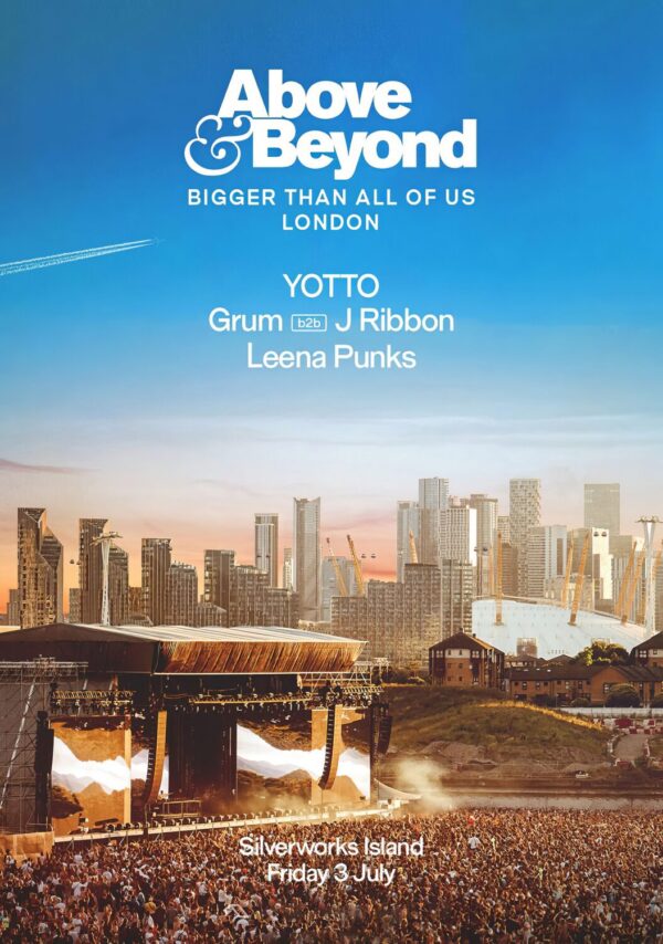 ABOVE & BEYOND Bigger Than All Of Us 2026 Tour LONDON Silverworks Islands Poster Print