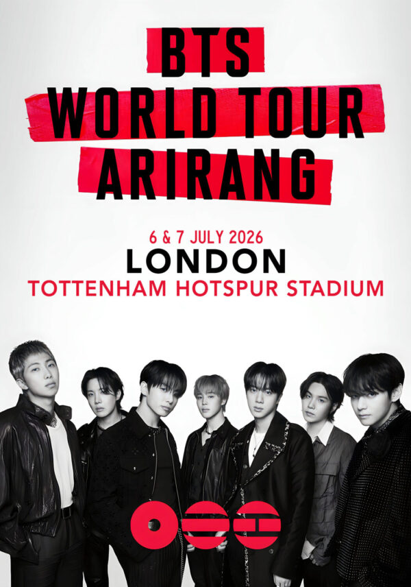 BTS (band) Arirang 2026 UK Tour LONDON Tottenham Hotspur Stadium - 6/7 July 2026 Poster Print