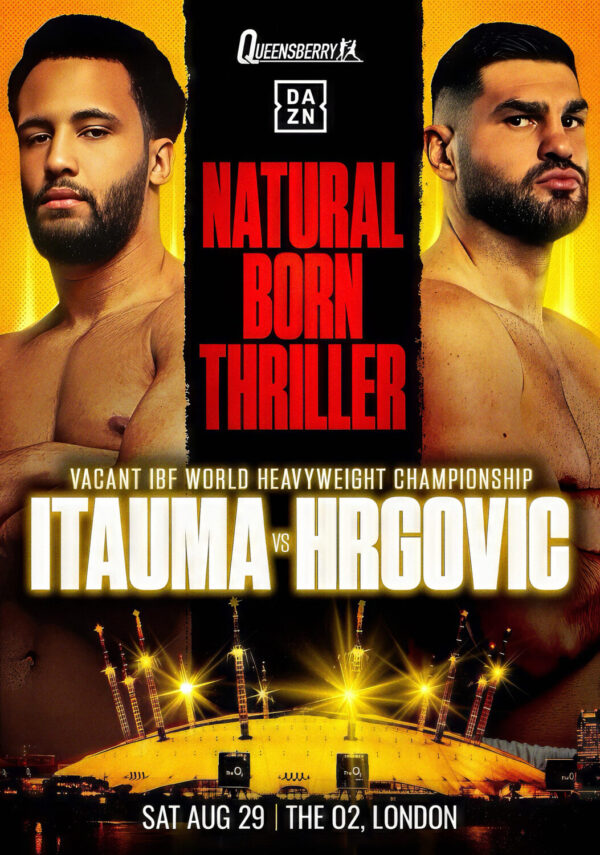 MOSES ITAUMA vs. FILIP HRGOVIC Mnahcester Heavyweight 2026 Boxing Fight Poster Print