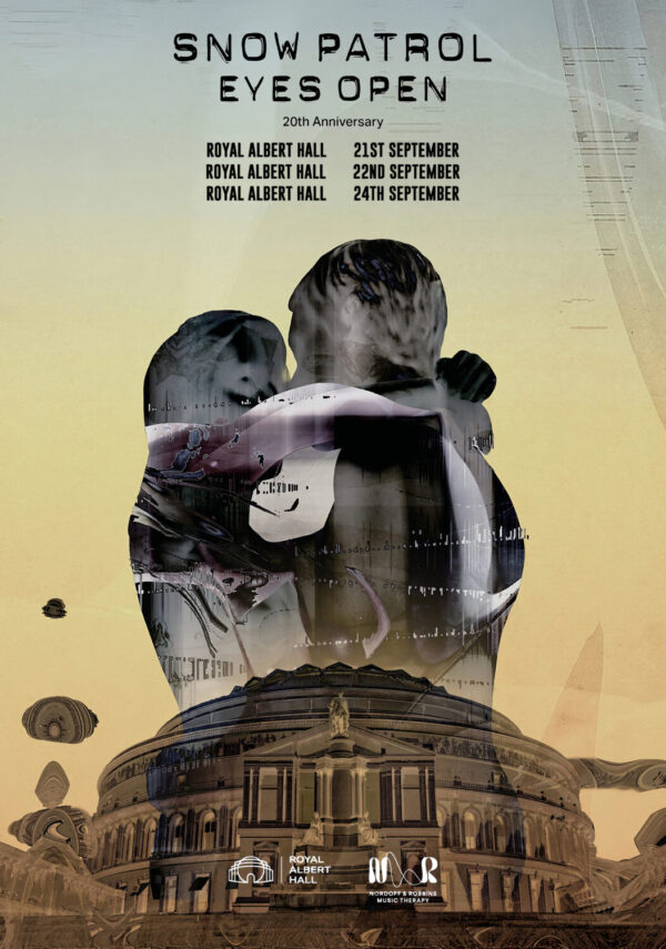 SNOW PATROL Eyes Open 2026 Tour LONDON Royal Albert Hall Poster Print