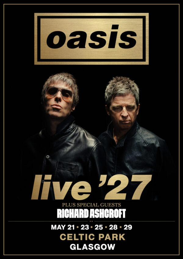 OASIS Live '27 UK Tour GLASGOW Celtic Park - May 2027 Poster Print